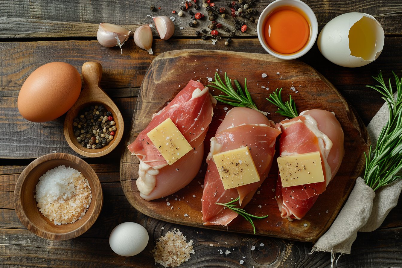 Air Fryer Chicken Cordon Bleu