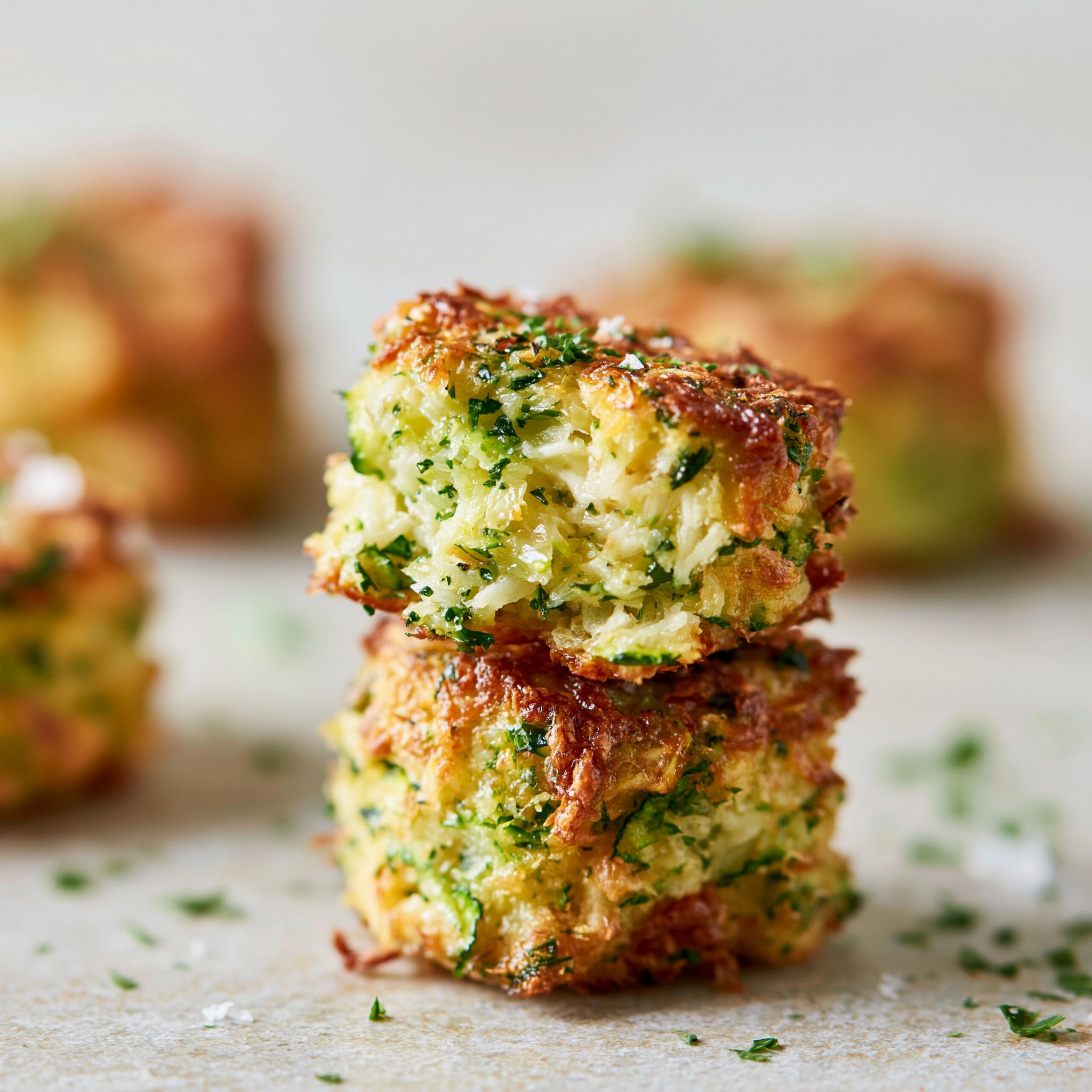 Zucchini Garlic Bites