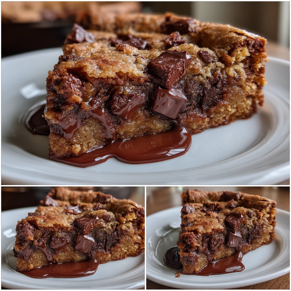Espresso Chocolate Chunk Skillet Blondie