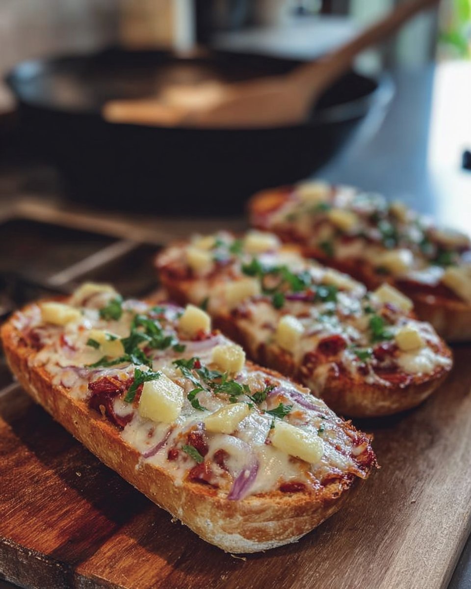 Quick French Bread Pizzas