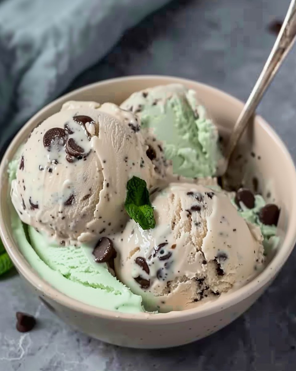 Ninja Creami Mint Chocolate Chip Protein Ice Cream