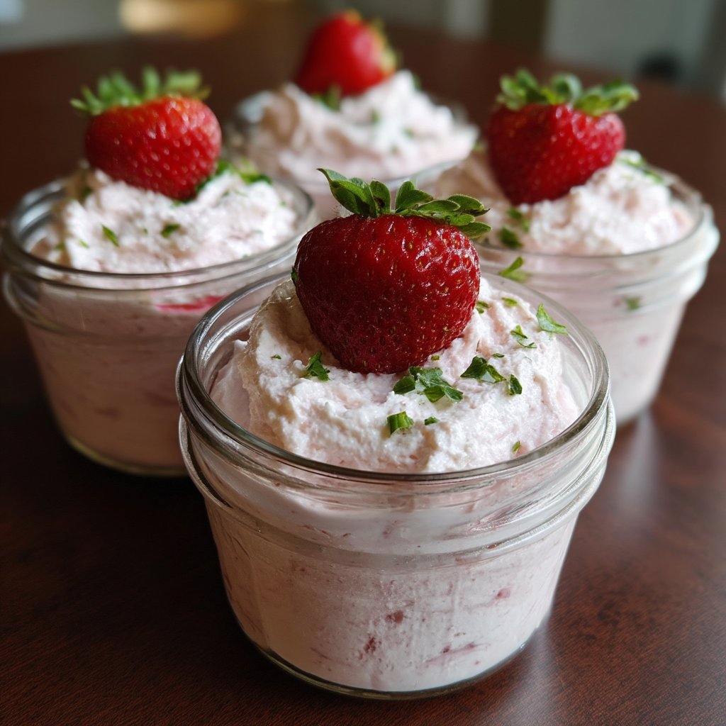 No-Bake Strawberry Ricotta Mousse Jars 6 No-Bake Strawberry Ricotta Mousse Jars