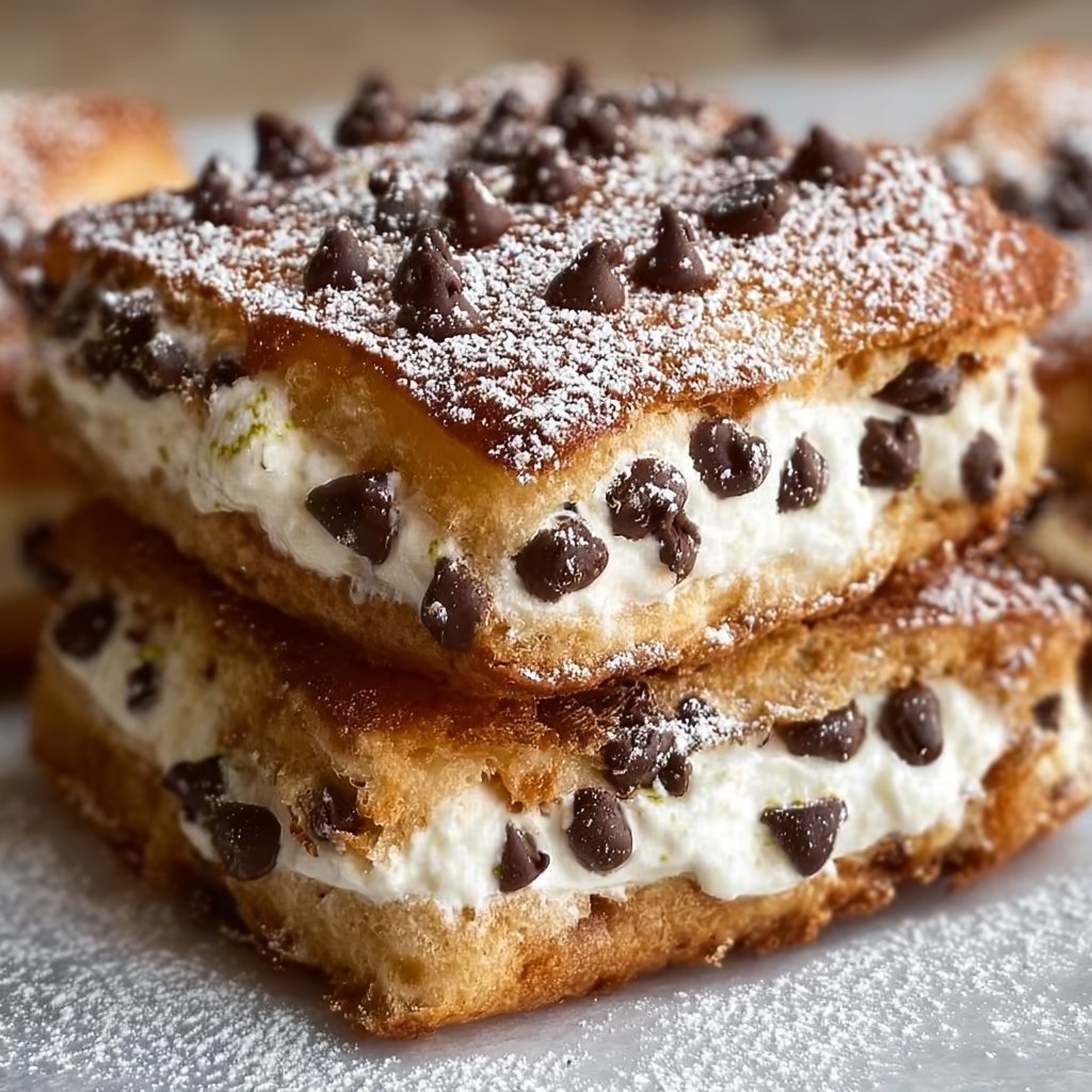 Classic Cannoli Squares