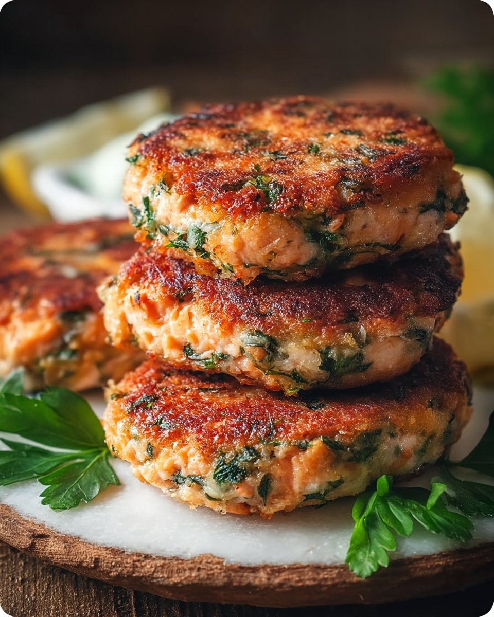 Mediterranean Salmon Patties