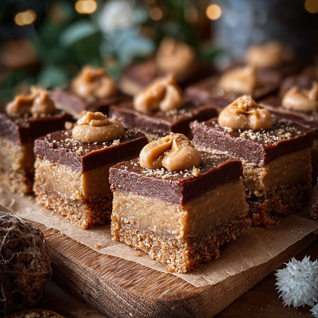 Peanut Butter Blossom Bars
