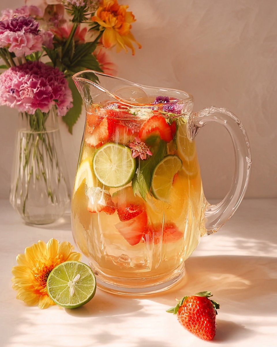 Spring Sangria Mocktail