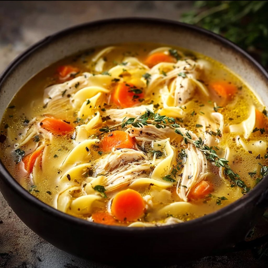 Best Quick Homemade Chicken Noodle Soup