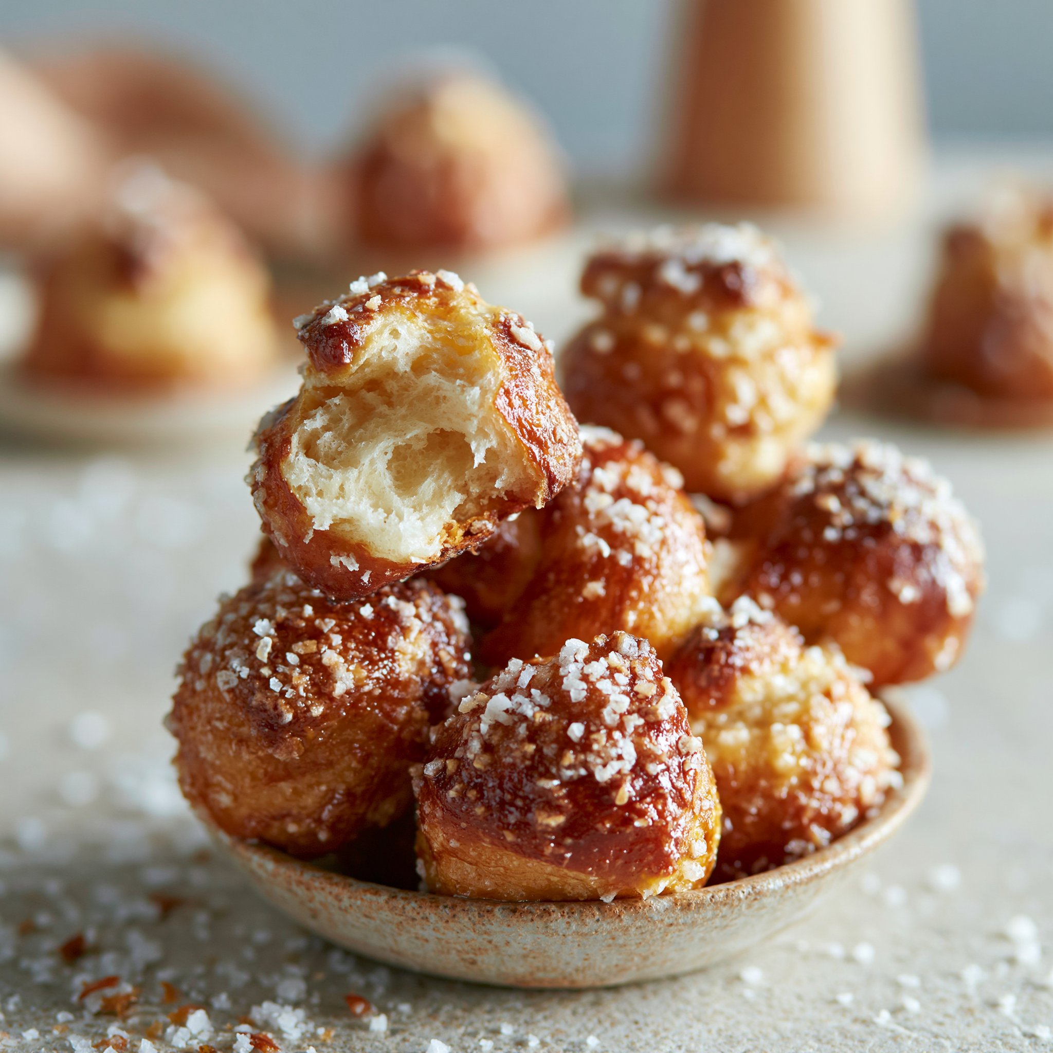 Easy Soft Pretzel Bites