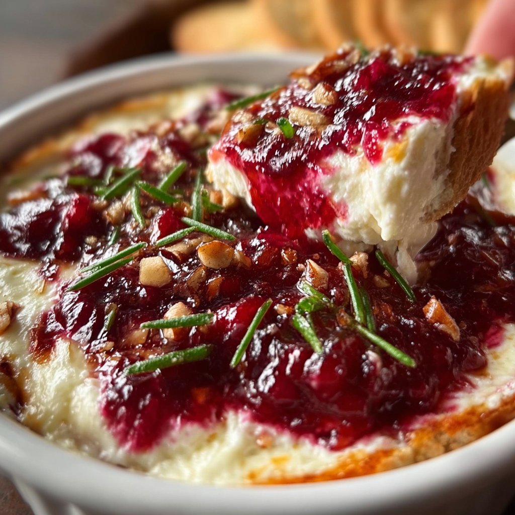 Cranberry and Cream Cheese Dip