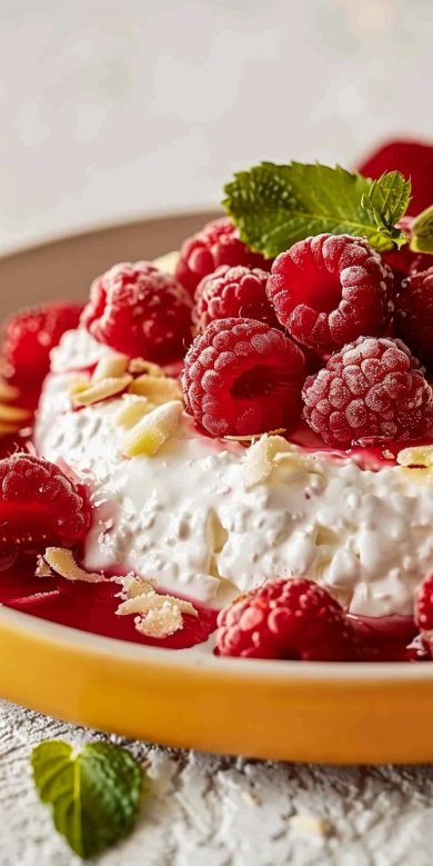 Dessert Protéiné Fromage Blanc Framboises