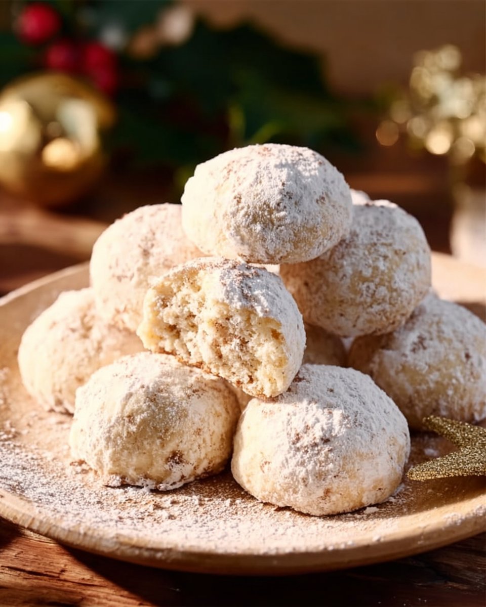 Incredible Cinnamon Mexican Wedding Cookies
