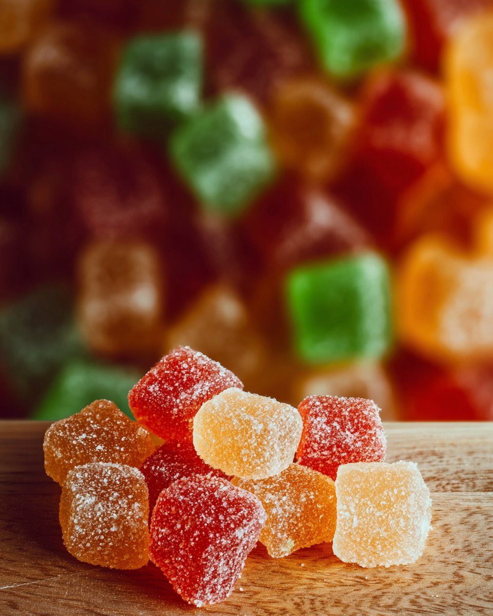 Homemade Christmas Spiced Gum Drops