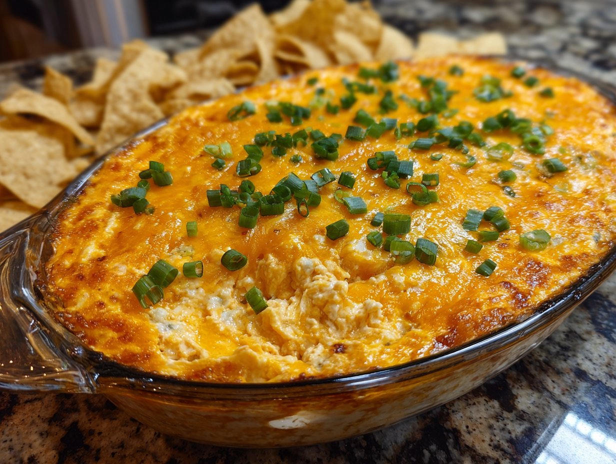 Cheesy Creamy Buffalo Chicken Dip