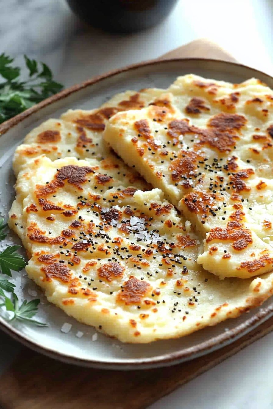 Easy Mashed Potato Flatbread