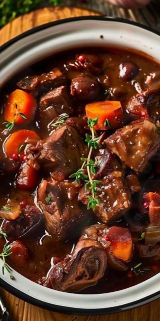 Boeuf Bourguignon au Cookeo