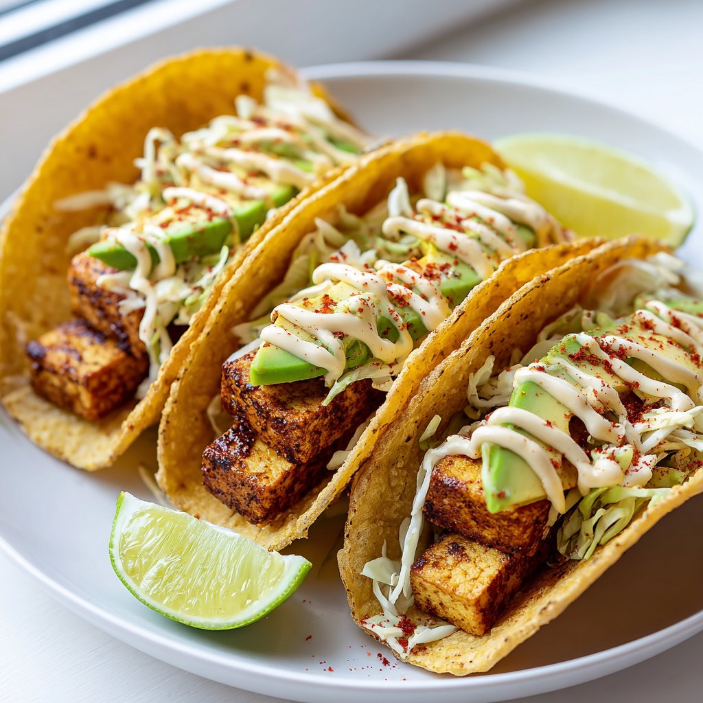 Baja Tofu Tacos