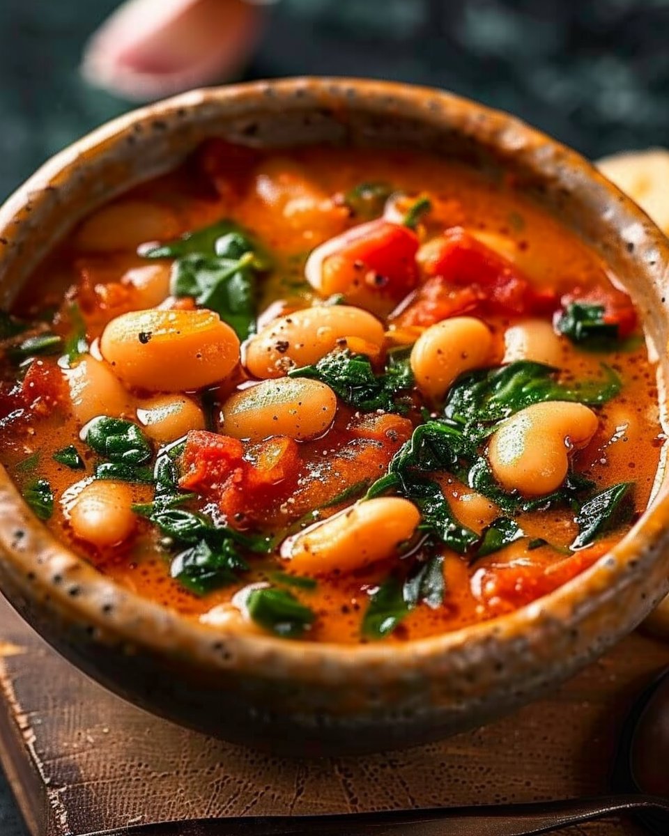 Creamy Tomato Basil Butter Beans