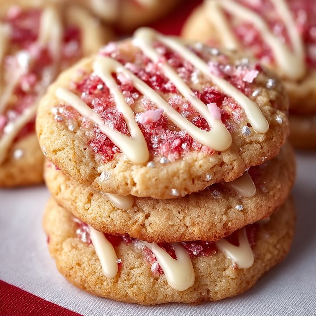 Strawberry Crunch Cookies