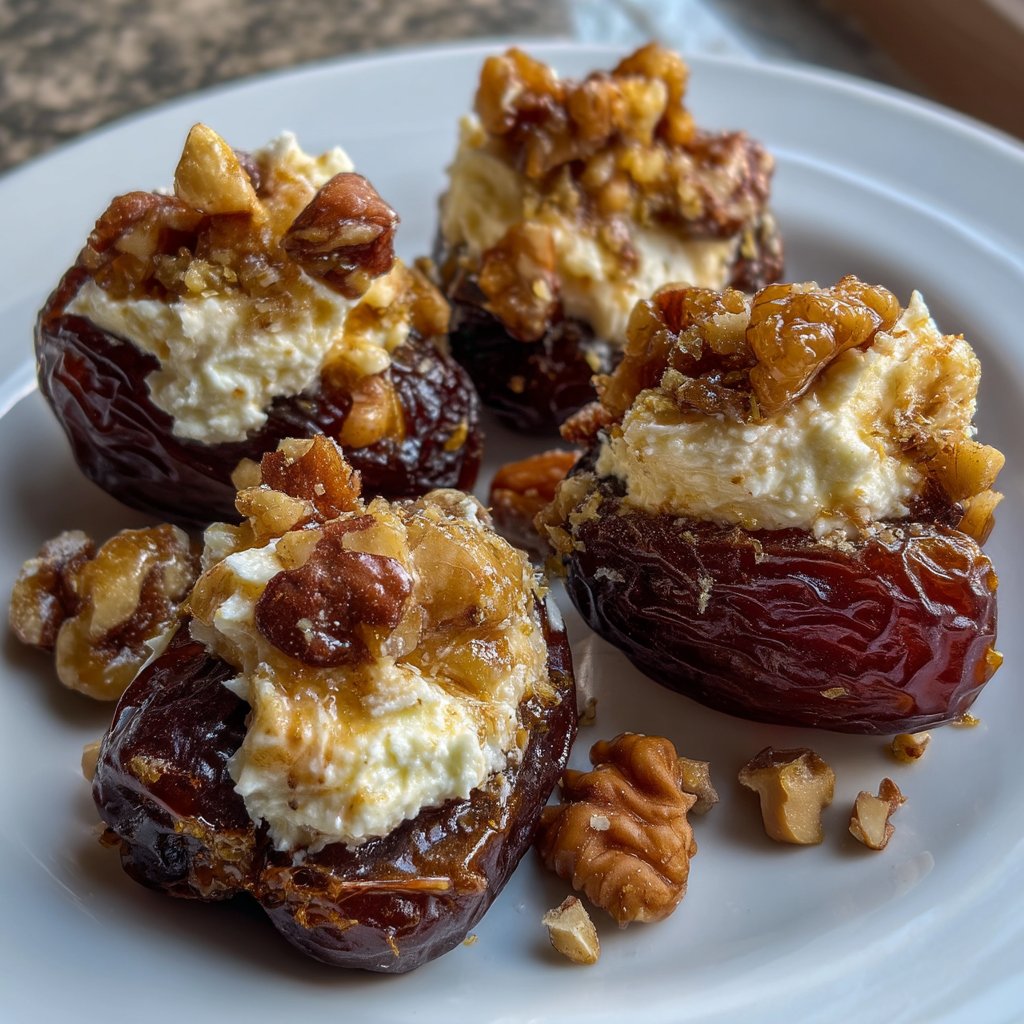 Mascarpone Stuffed Dates