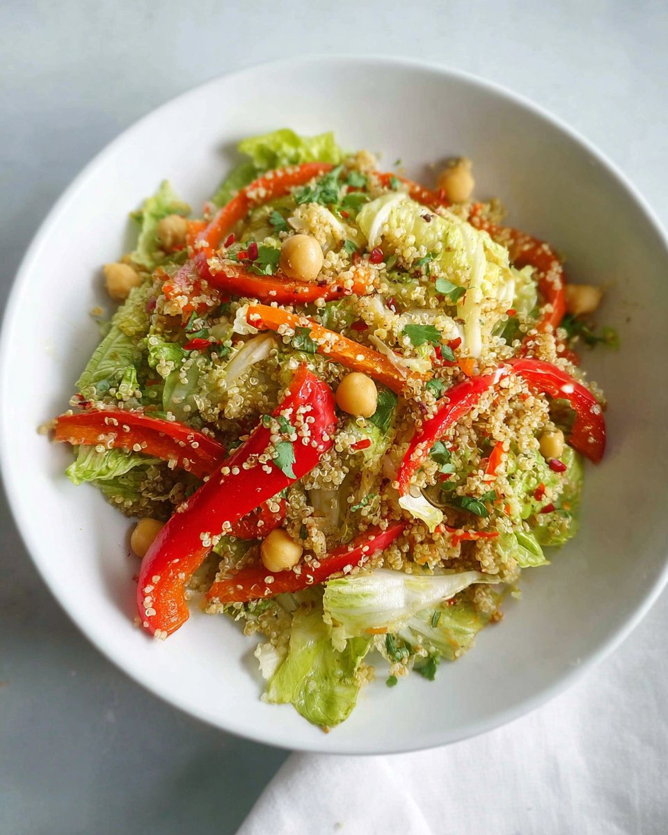 Roasted Red Pepper Salad