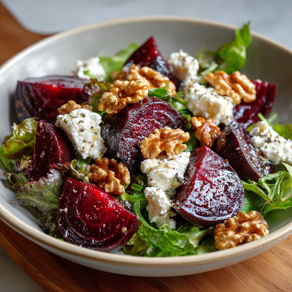 Roasted Beet Salad with Feta