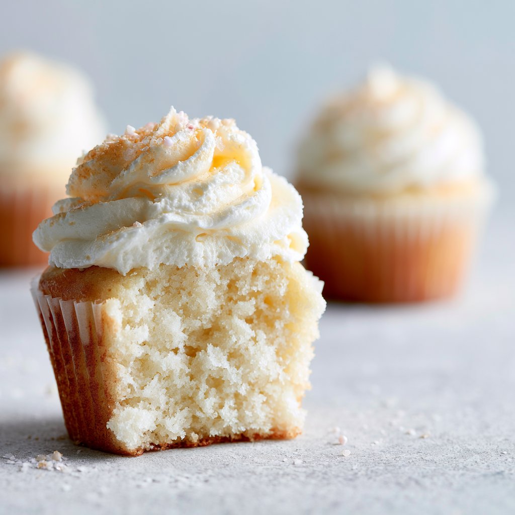 Bakery-Soft Vanilla Cupcakes