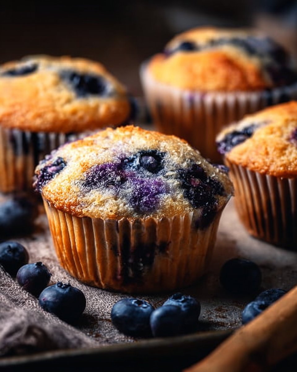 High Protein Blueberry Muffins