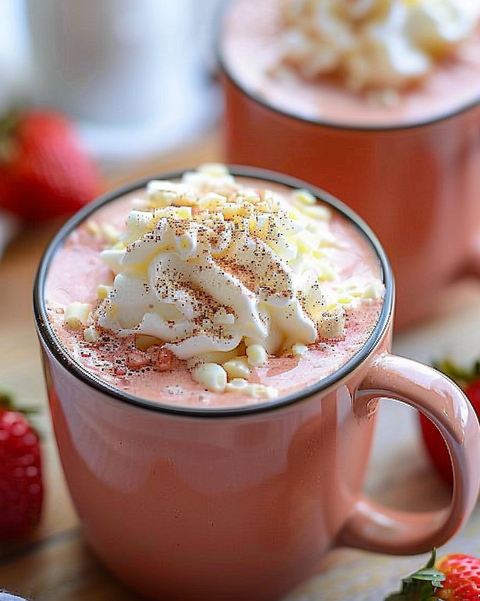 Strawberry Hot Chocolate