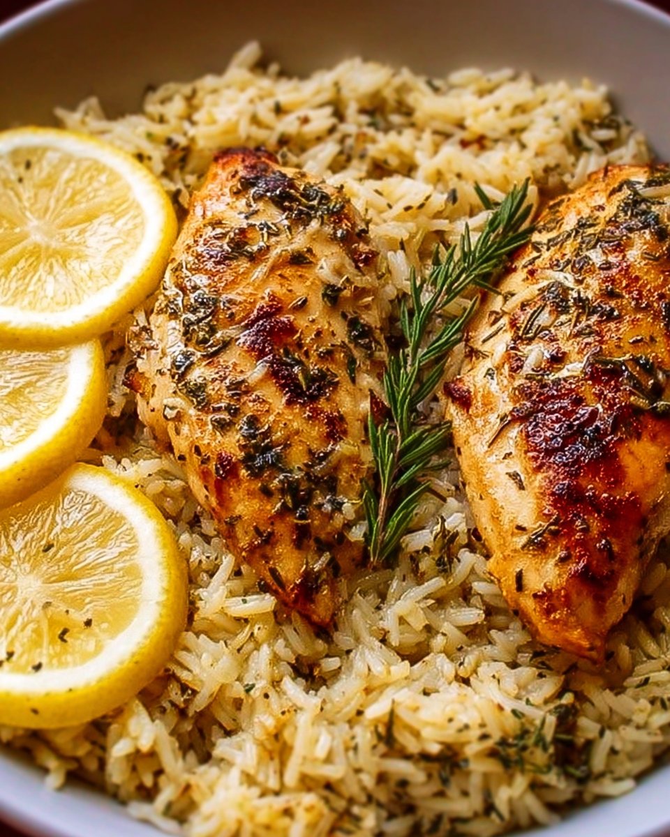 Italian Lemon Herb Chicken And Rice