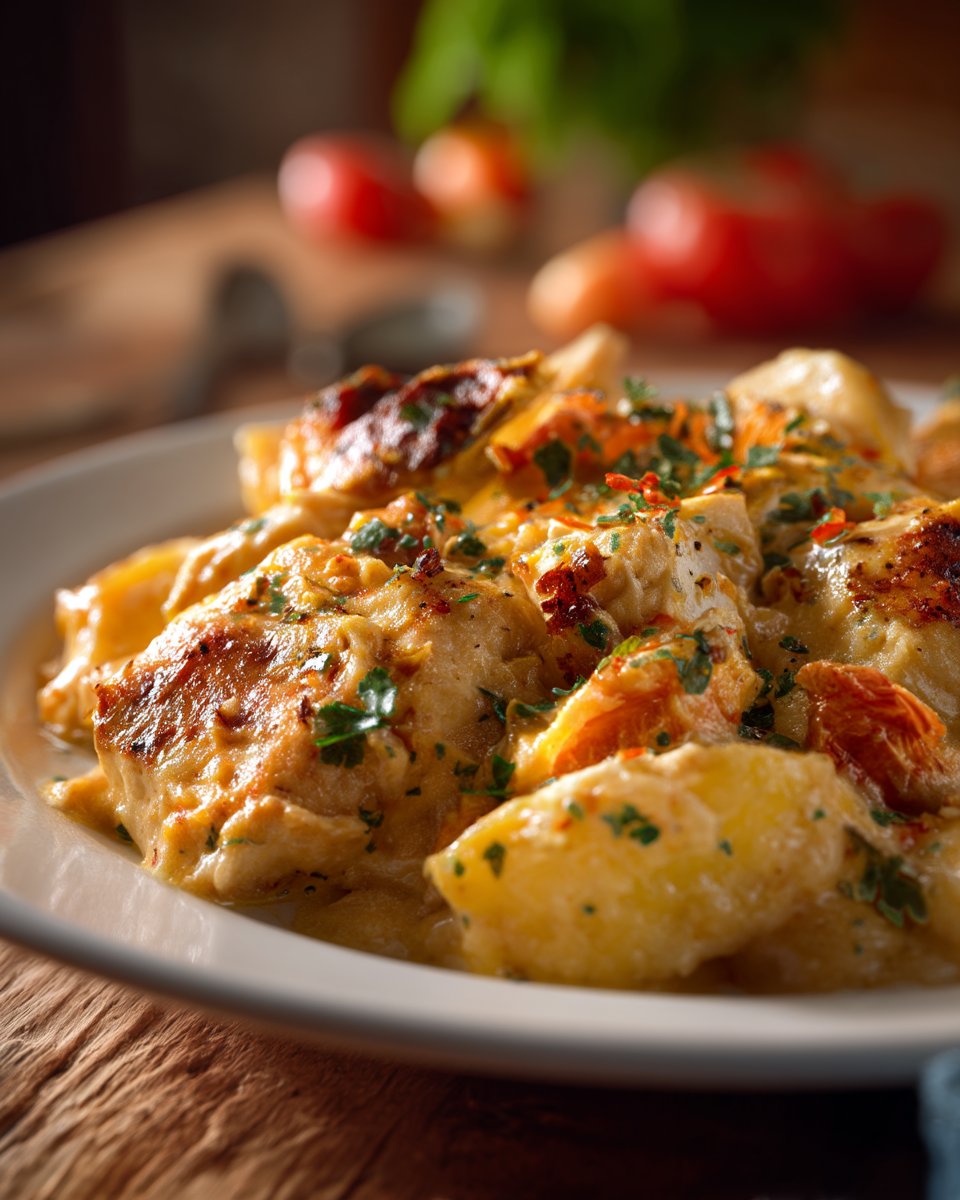 Creamy Low Carb Chicken Casserole