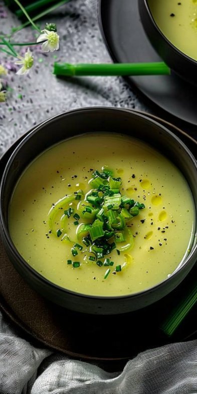 Detoxifying Leek Celery Soup
