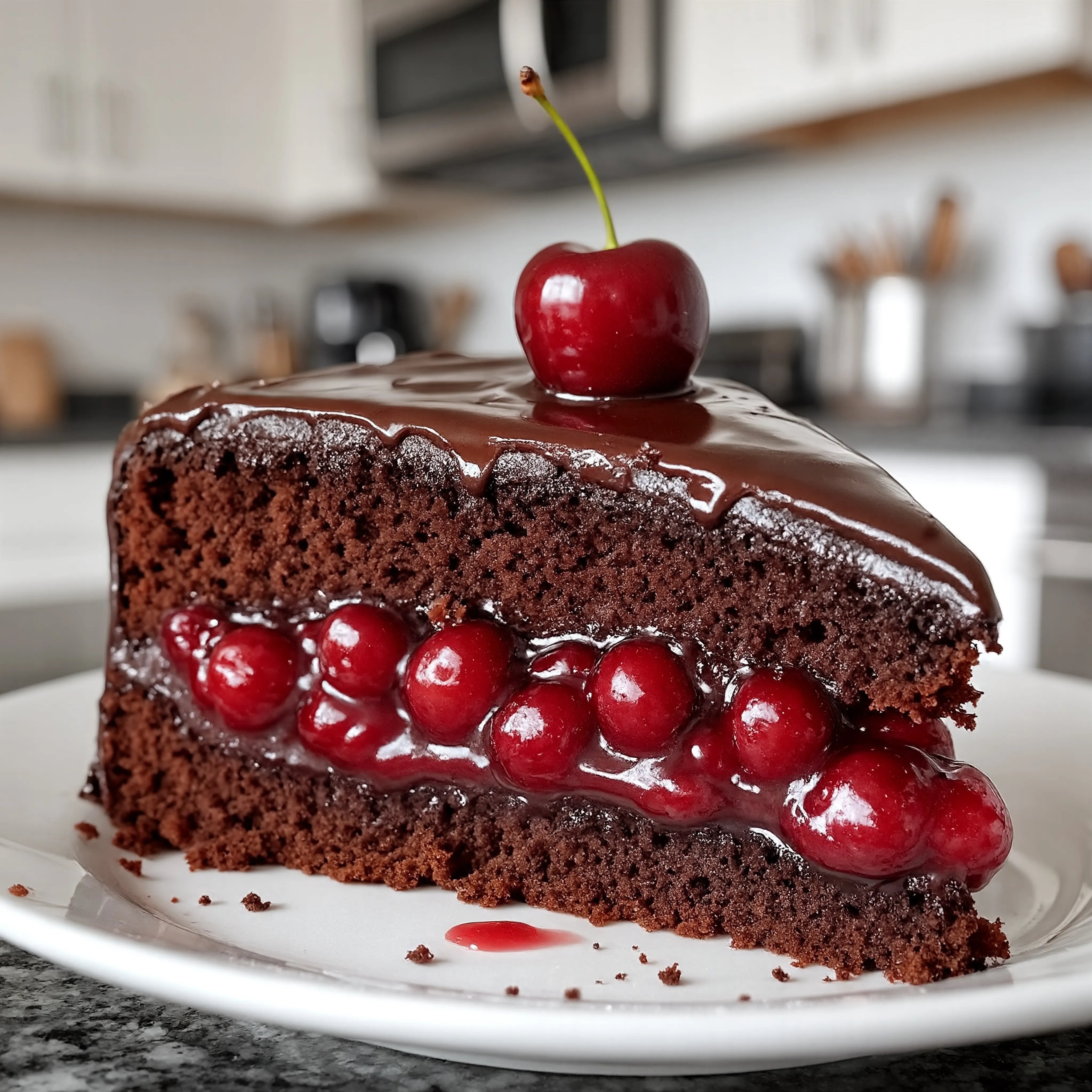 Chocolate Cherry Cake (with Cake Mix) | Chocolate cake mix recipes, Chocolate cherry cake, Cherry cake recipe