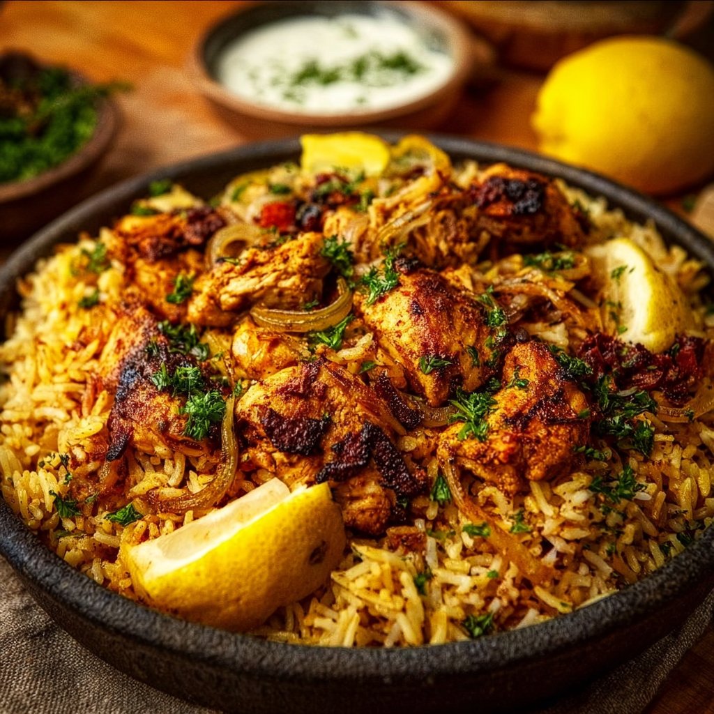 One Pot Shawarma Chicken And Rice