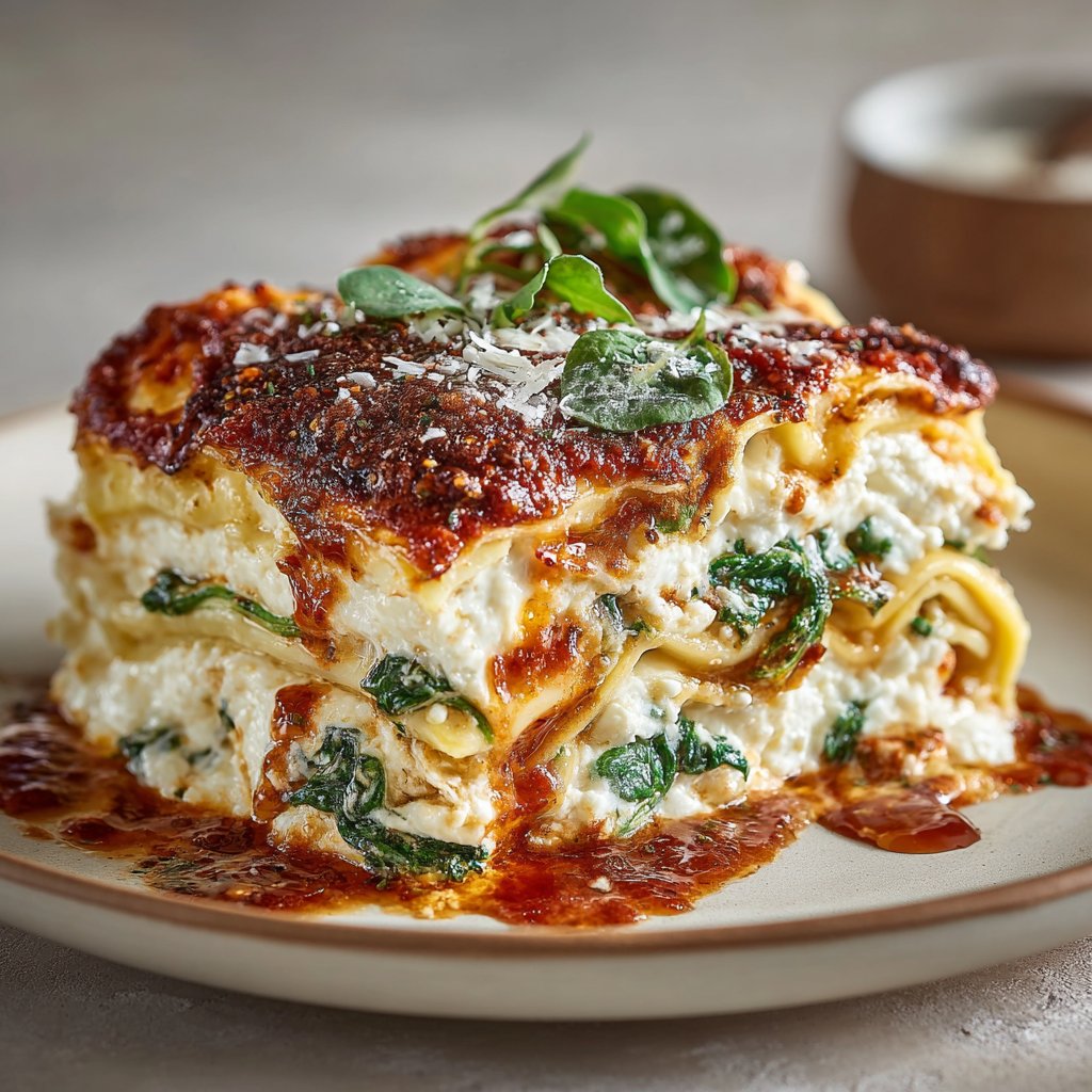 High Protein Cottage Cheese Lasagna