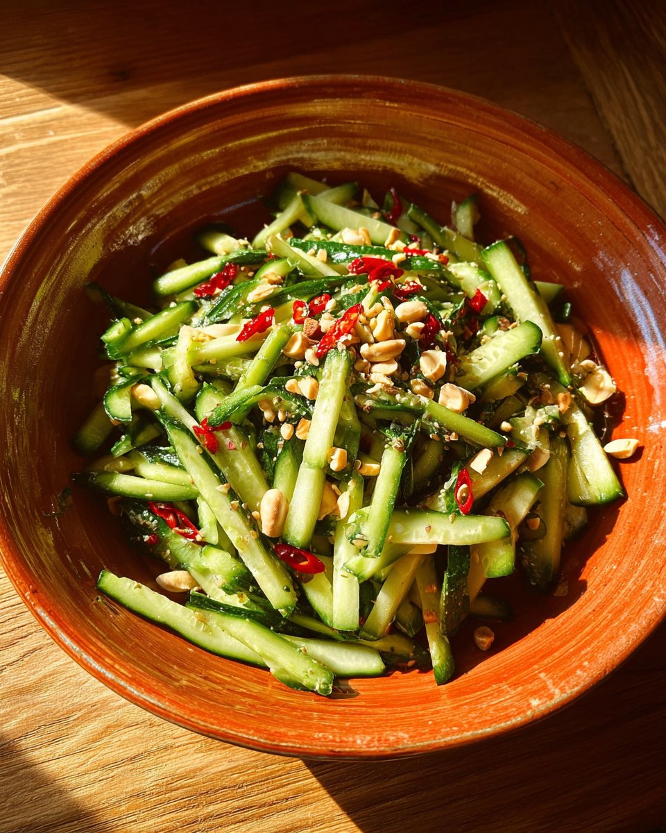 Cucumber and Peanut Salad