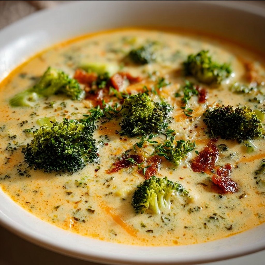 Creamy Instant Pot Broccoli Cheddar Soup in Minutes!