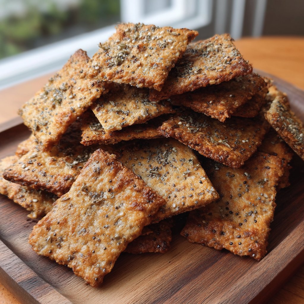 Best 7 Healthy Snack Ideas for Guilt-Free Indulgence 5 High-Fiber Seed Crackers (Flax & Chia)