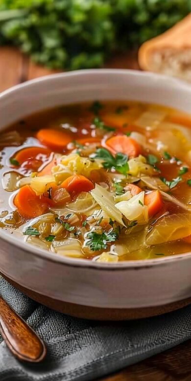 Soupe allégée aux choux