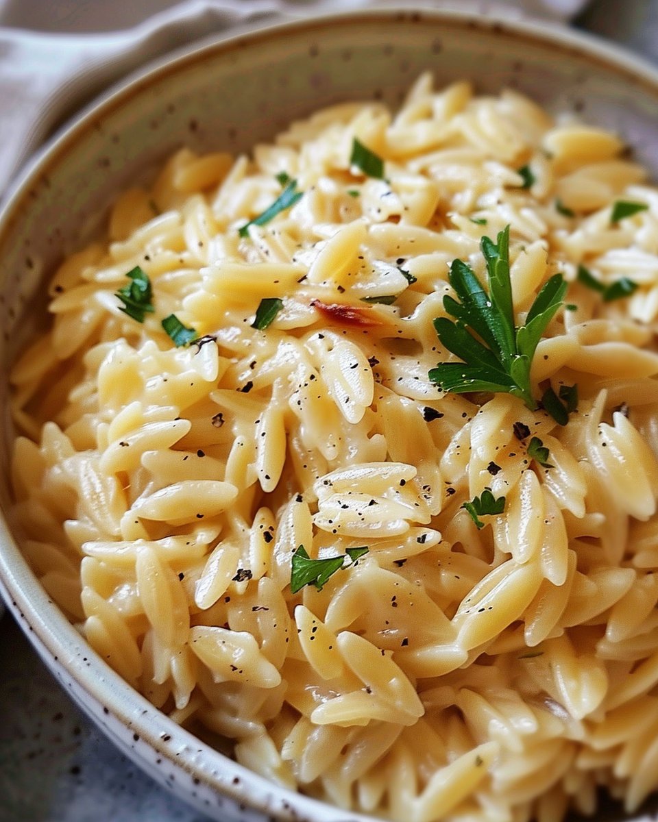 Creamy Parmesan Orzo