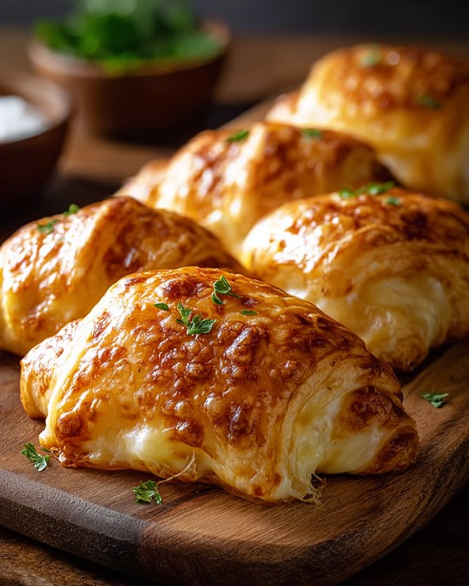 Cheesy Chicken Crescent Rolls
