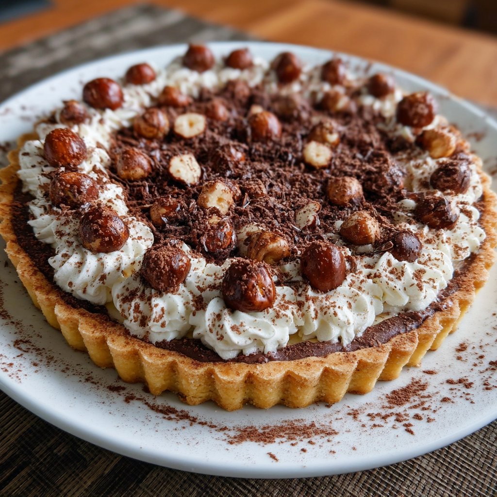 Chocolate Hazelnut Mascarpone Tart