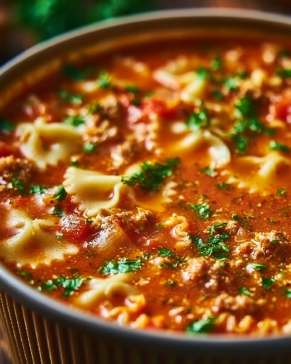 Lasagna Soup