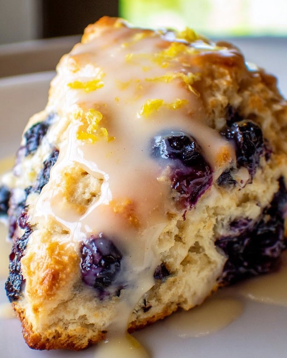 Amazing Lemon Blueberry Scones