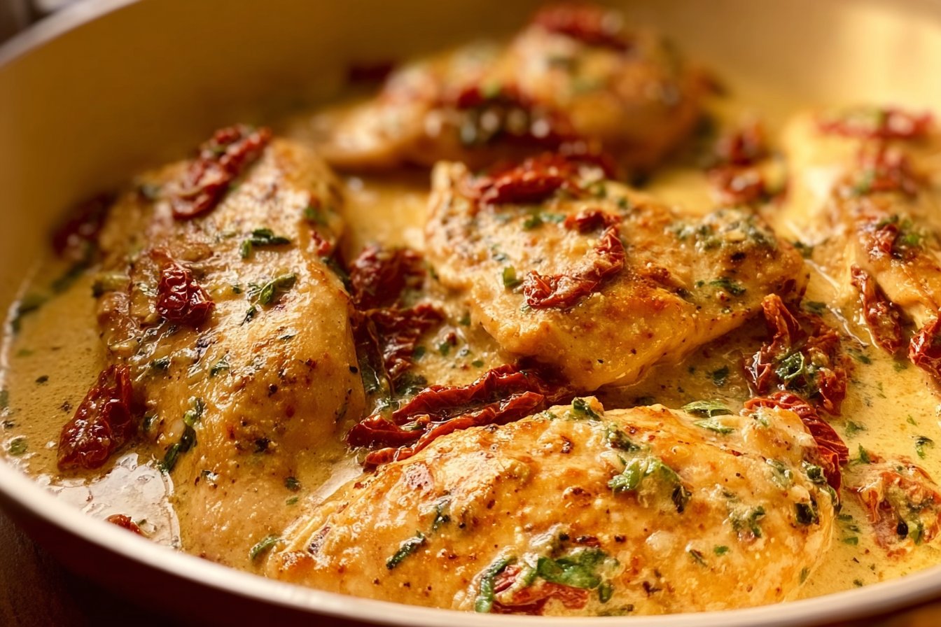 Marry Me Chicken (In a Sun-Dried Tomato Cream Sauce)