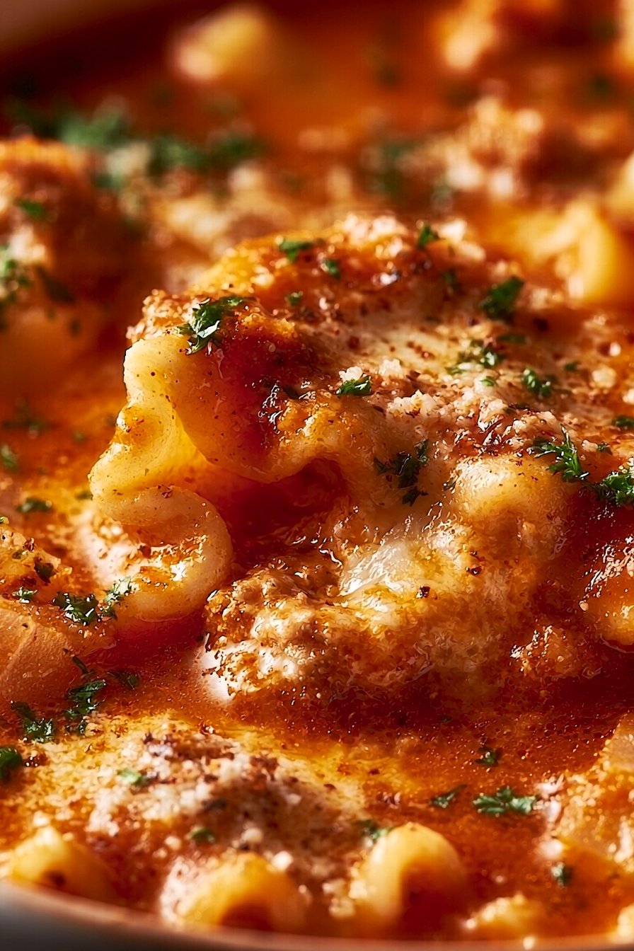 Cozy Lasagna Soup