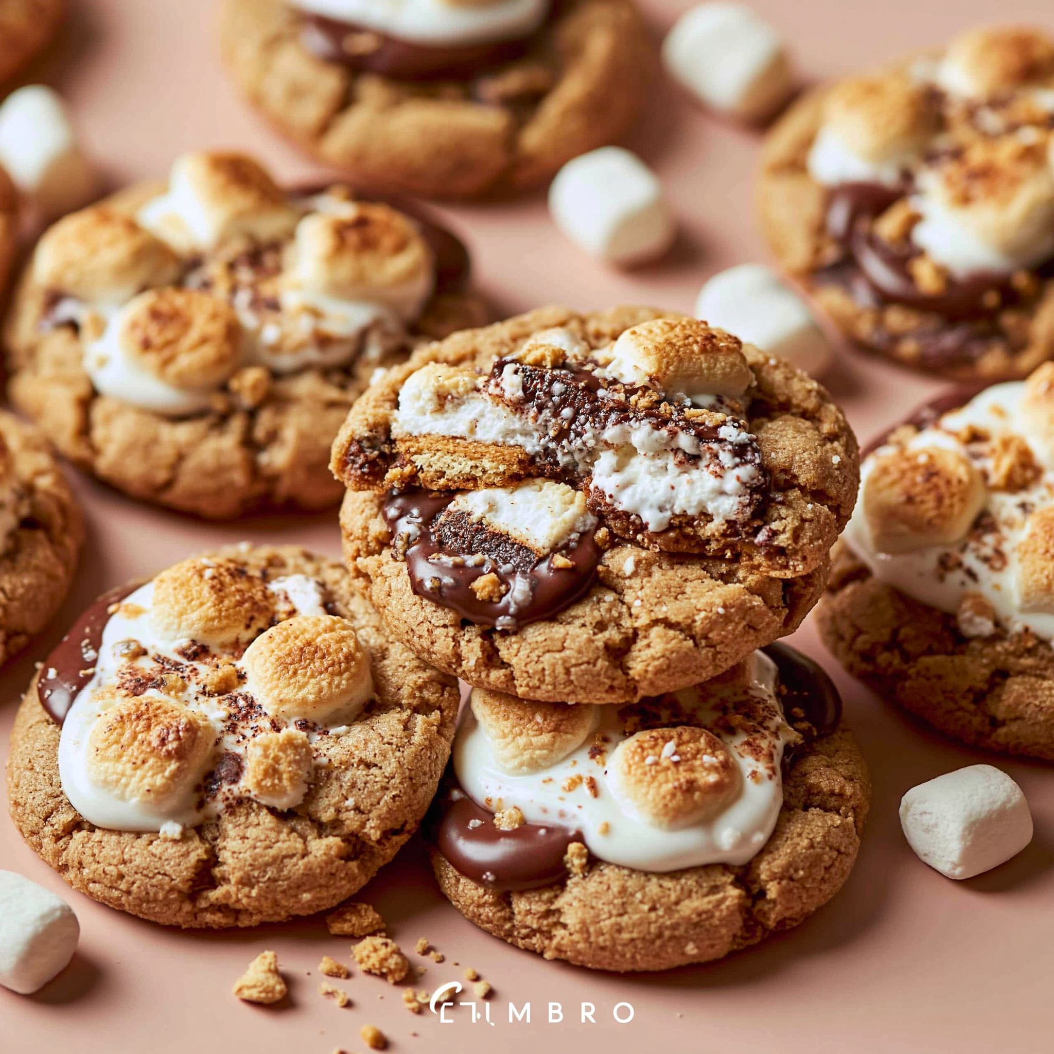 Homemade Crumbl S’mores Cookies