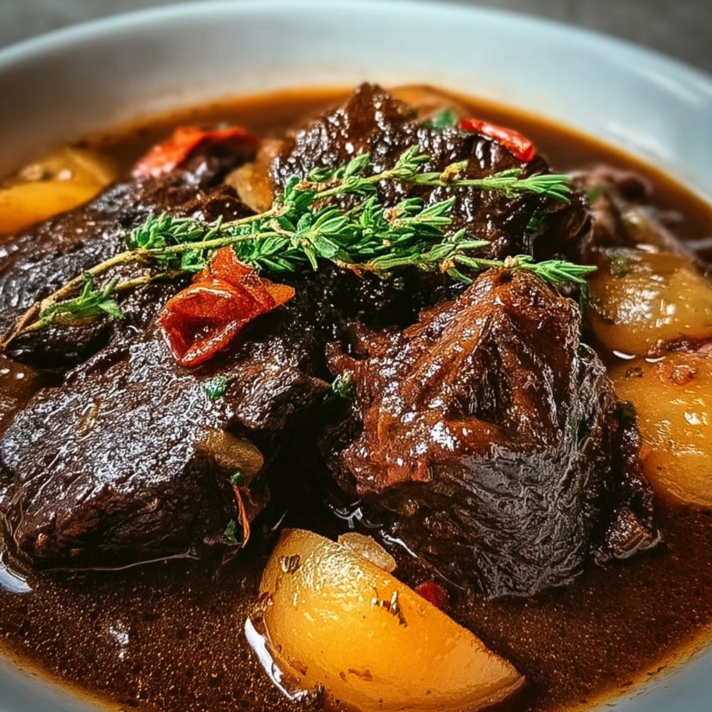 Joue de boeuf mijotée à l'ancienne : La recette traditionnelle et savoureuse