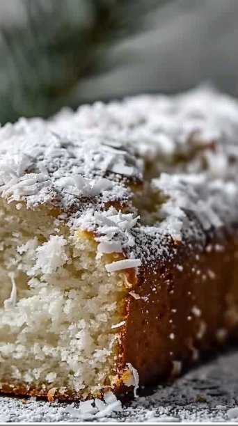 Coconut Snowflake Loaf