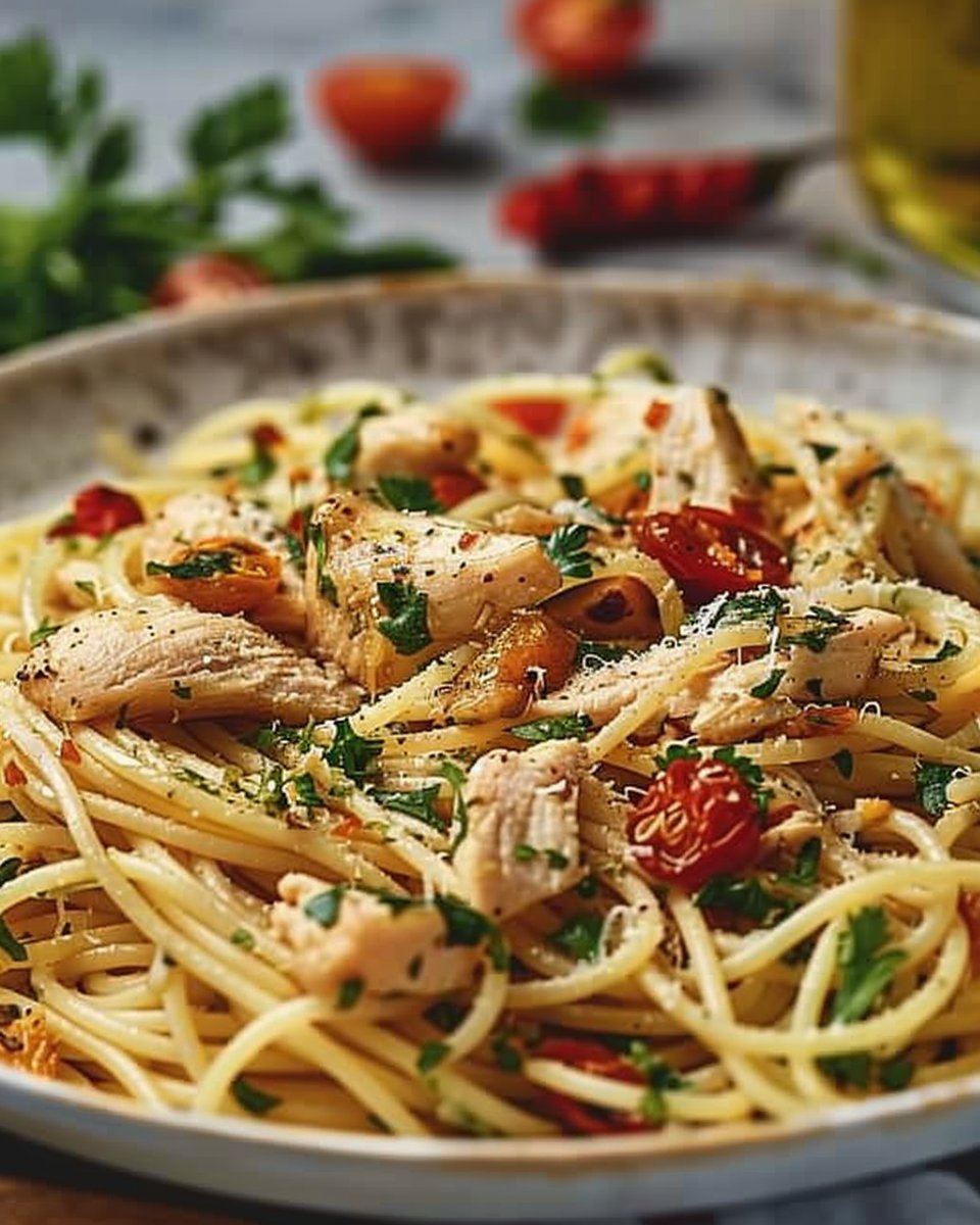 Monterey Chicken Spaghetti