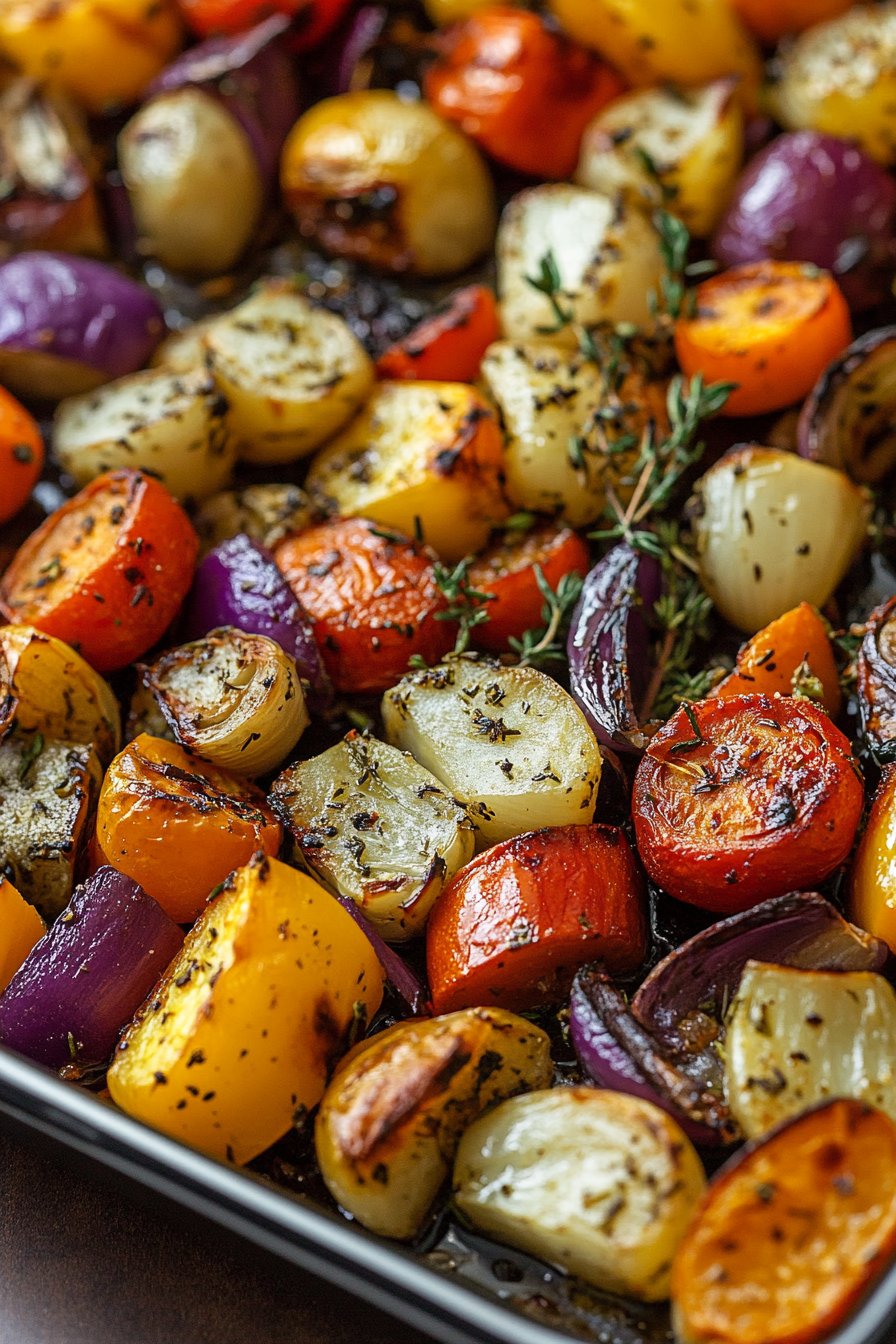 Garlic Herb Roasted Vegetables